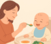 Baby food chart for 6 to 24 months with age-appropriate feeding ideas for moms.