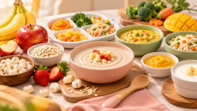 Healthy baby food ideas for babies aged 6 to 24 months