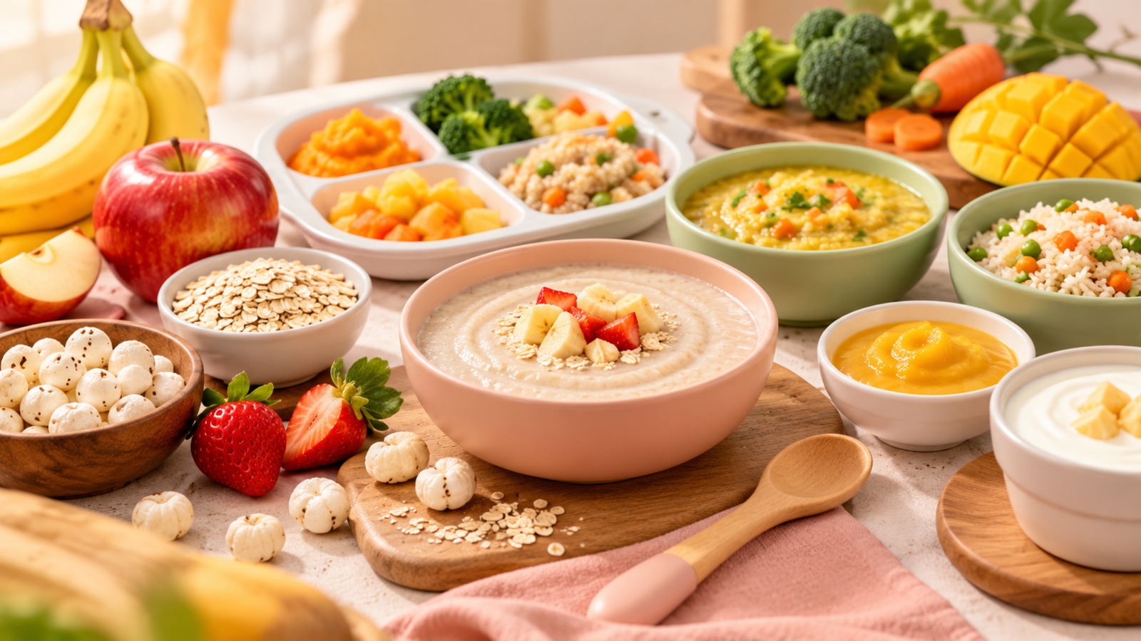Healthy baby food ideas for babies aged 6 to 24 months